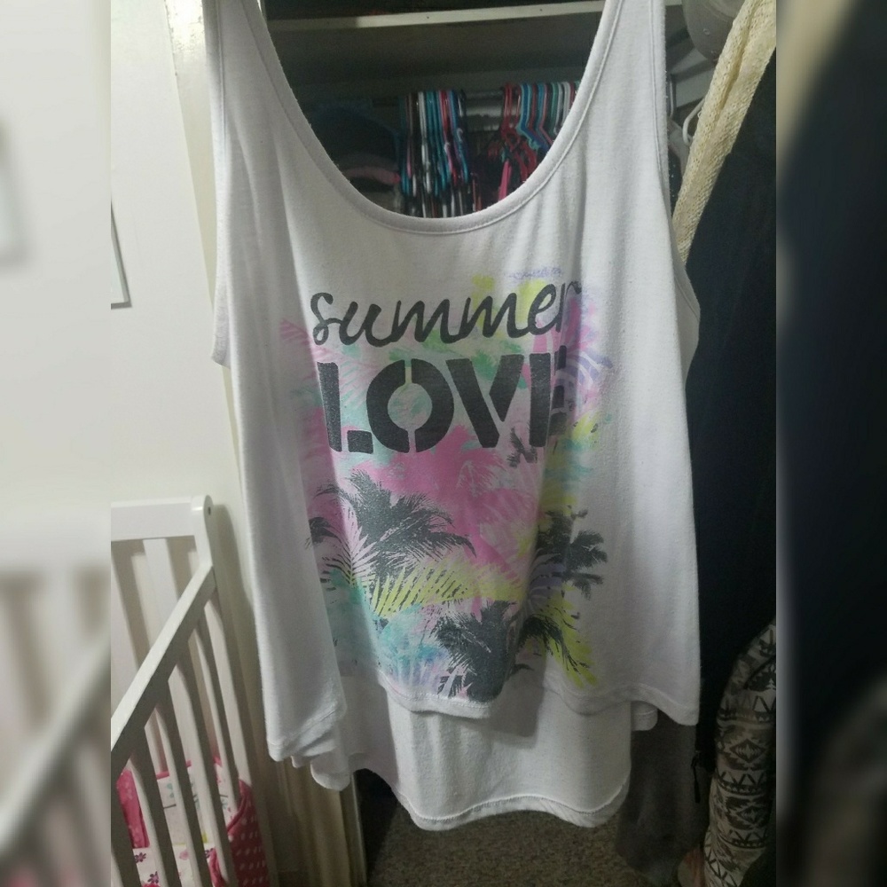 White tank top